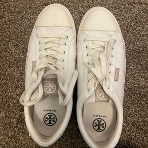 Tory Burch Cream Court Sneaker